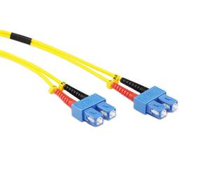 Konix 10M SC-SC OS1/OS2 9/125 Singlemode Duplex Fibre Patch Cable