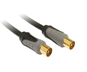 Konix 10M TV Antenna Cable OFC 24K Gold-plated