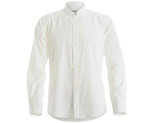 Kustom Kit Mens Mandarin Collar Fitted Long Sleeve Corporate Shirt (White) - RW4510