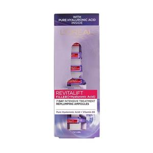 L'Oreal Paris Revitalift Filler [+Hyaluronic Acid] 7 Day Replumping Ampoules 7 x 1.3ml