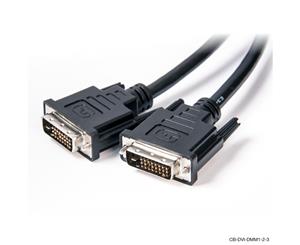 Laser 2m DVI-D Dual Link Digital Video Cable Male to Male