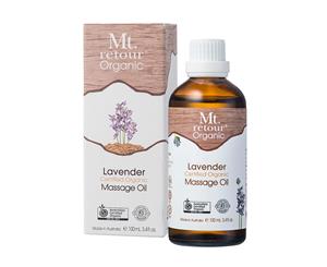 Lavender Massage Oil Certified Organic 100mL