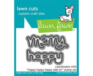 Lawn Fawn Cuts Happy Happy Happy Add-On Lawn Cuts LF1479