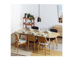 Life Interiors Stockholm Extension Dining Table (Oak)