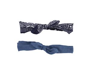 Lovisa Blue Bow Stretch Headband 2 Pack