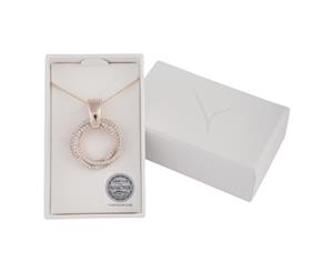 Lovisa Rose Gold Crystal Swirl Pendant Necklace