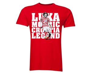 Luka Modric Croatia Player T-Shirt (Red)