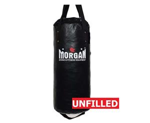 MORGAN Small Stubby Punch Bag Muay Thai Boxing MMA UNFILLED Black - Black