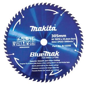 Makita 305mm 60T TCT Circular Saw Blade for Wood Cutting - Mitre Saws - BLUEMAK