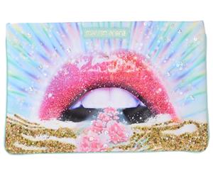 Manish Arora Funky Sequin Clutch - Sky Blue