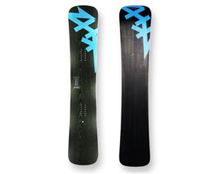 Matrix Snowboard Skitz Camber Sidewall Boarder Cross Wood /Blue - 152cm - Black