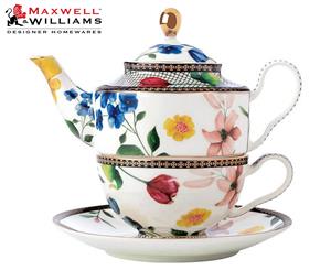 Maxwell & Williams Teas & C's Contessa Tea For One with Infuser 380ml White