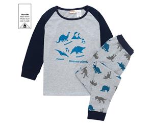 MeMaster - Junior Boys Dinosaur Pyjama Set - Multi