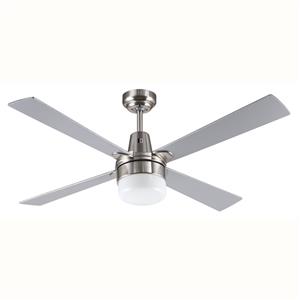 Mercator 120cm Brushed Chrome Kimberley Ceiling Fan with Light