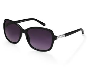 Mestige Women's Dakota Sunglasses w/ Swarovski Crystals - Black