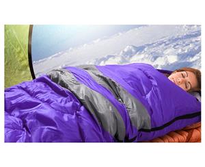 Micro Compact Design Thermal Sleeping Bag Purple