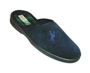 Mirak Buck Mule Mens Slippers / Classic Slipper (Navy) - FS1227