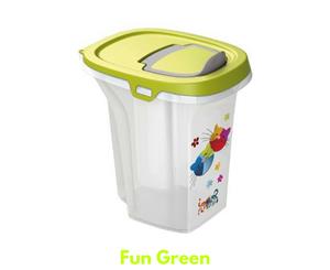 Moderna 'Friends Forever' Container Pet Food Storage 6L Capacity - Fun Green