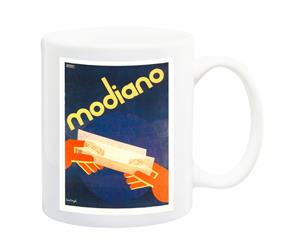 Modiano Cigarette Papers Art Deco 1930 Poster Mug - 11 Fluid Oz