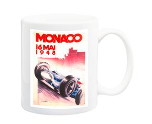 Monaco Grand Prix 1964 Racing Poster Mug - 11 Fluid Oz