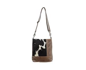 Moo Leather Cut Handbag