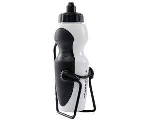 Muddyfox Unisex Water Bottle And Cage - White