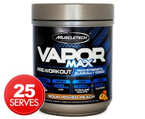 Muscletech Vapor Max Pre-Workout Sour Power Peach 345g