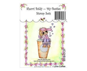 My Besties Clear Stamps 4Inch X6inch I Love Coffee