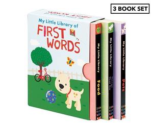 My Little Library of First Words 3-Board Book Collection