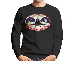 NASA STS 41B Challenger Mission Patch Men's Sweatshirt - Black