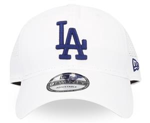 New Era LA Dodgers Perforated Pivot 9TWENTY Adjustable Baseball Cap - White