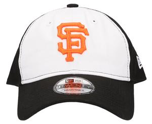 New Era San Francisco Giants Twill 9TWENTY Baseball Cap - White/Black