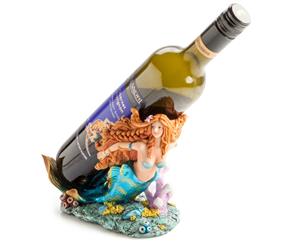 New Mermaid Bottle Holder with Hip Beachy Looks and Shiny Metallic Accents