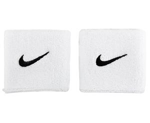 Nike Swoosh Wristbands - White/Black