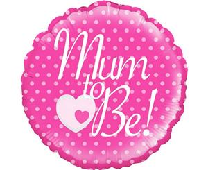 Oaktree Mum To Be Circle Foil Balloon (Pink) - SG11161