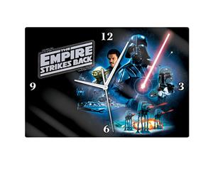 Official Licensed Star Wars Clock THE EMPIRE STRIKS BACK