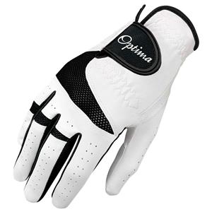 Optima XTD All Weather Mens Golf Glove White / Black Right Hand