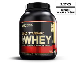 Optimum Nutrition French Vanilla Crme Gold Standard 100% Whey Protein Powder 5lb