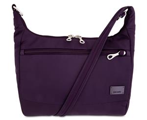 Pacsafe Citysafe CS100 Anti-Theft Travel Handbag - Mulberry