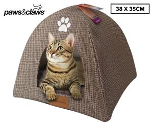 Paws & Claws 38x35cm Winston Cat Cave - Cocoa