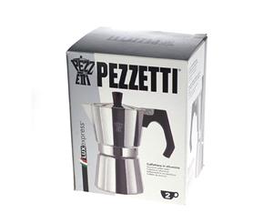 Pezzetti Aluminium Moka Espresso Coffee Maker - 1 Cup