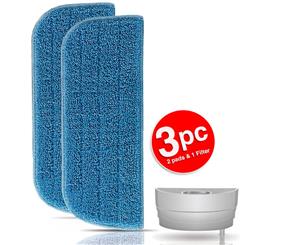 Philips Replacement Micro-fibre Cloth Pad/Brush for FC7020 FC7021 Steam Mop