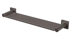 Phoenix Radii Square Plate Metal Shelf - Gun Metal