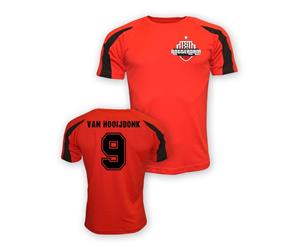 Pierre Van Hooijdonk Feyenoord Sports Training Jersey (red)