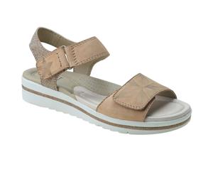 Planet Shoes Womens Lauren Comfort Casual Sandal in Suntan