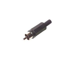 Plastic RCA Plug Black