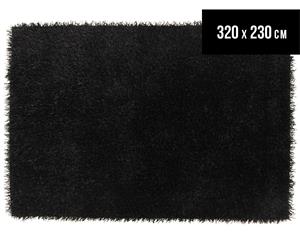 Plush Tufted Shag Rug 320 x 230cm - Black