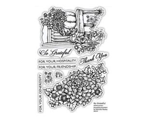 Power Poppy Clear Stamps 4 Inch X6 Inch - So Grateful