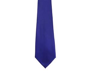 Premier Tie - Mens Horizontal Stripe Weave Work Tie (Royal) - RW1141