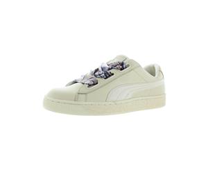 Puma Womens Basket Heart Mimicry Lifestyle Low Top Fashion Sneakers